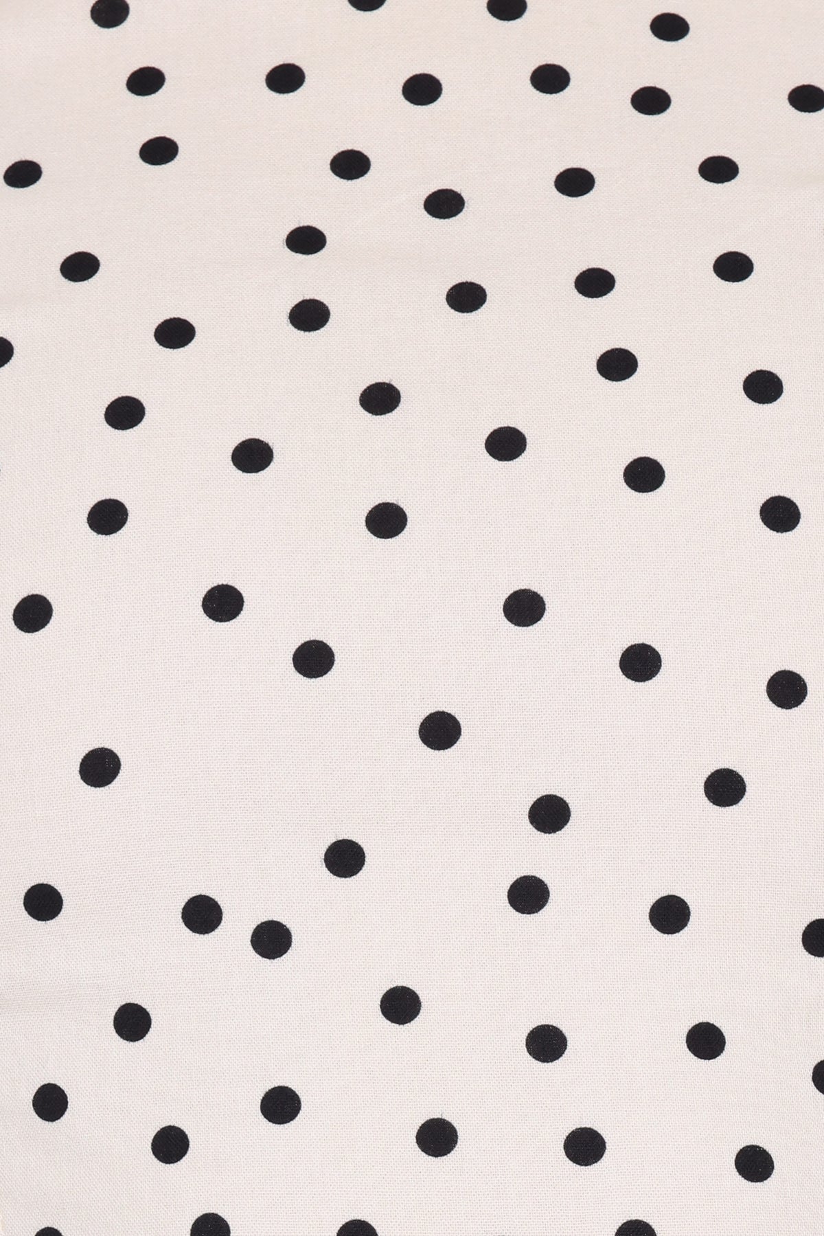 Kansas Mini Dress - White Polka Dot