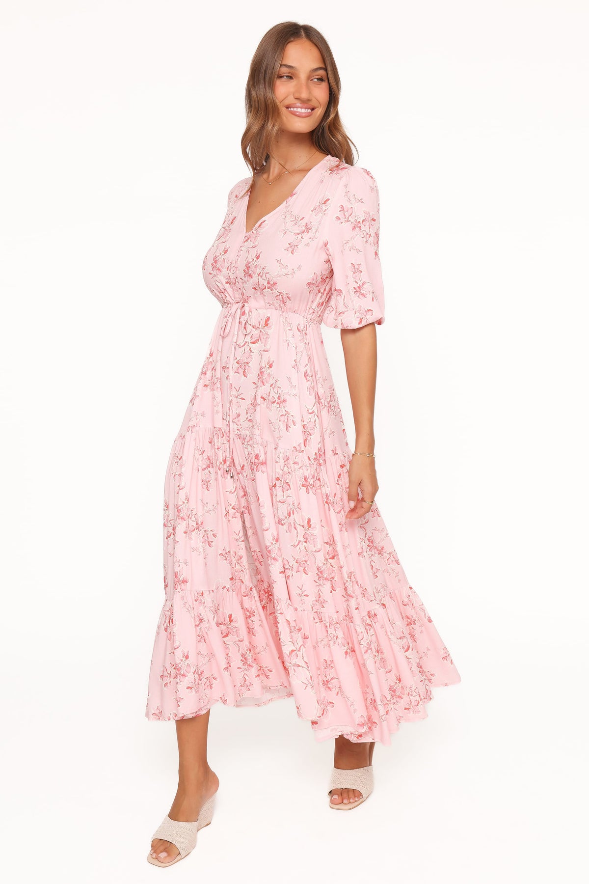 Kelda Dress - Rose Pink Floral