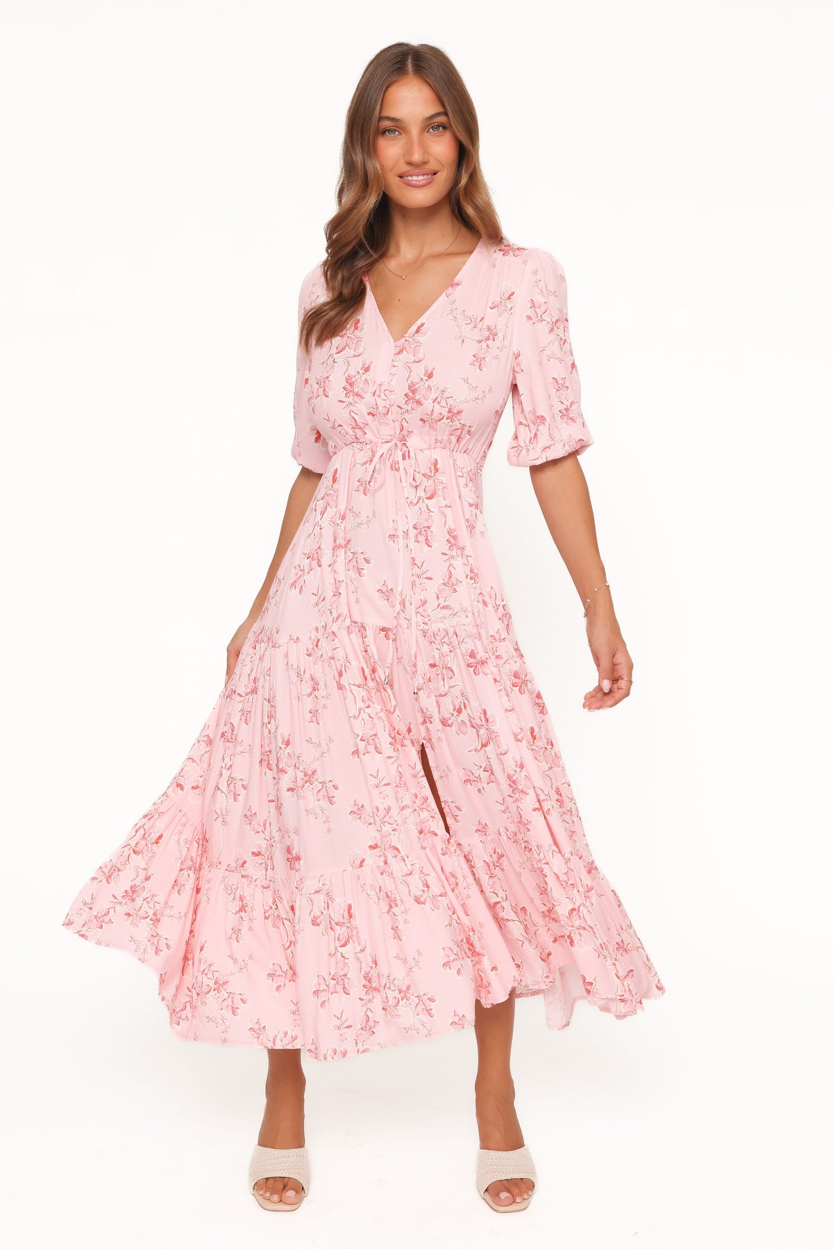 Kelda Dress - Rose Pink Floral