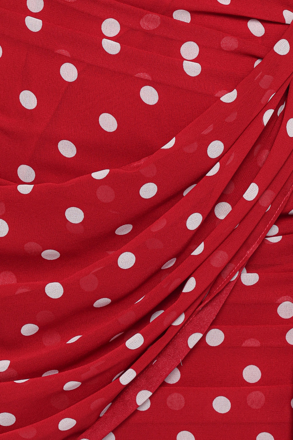 Kristen Strapless Mini Dress - Red Polka Dot