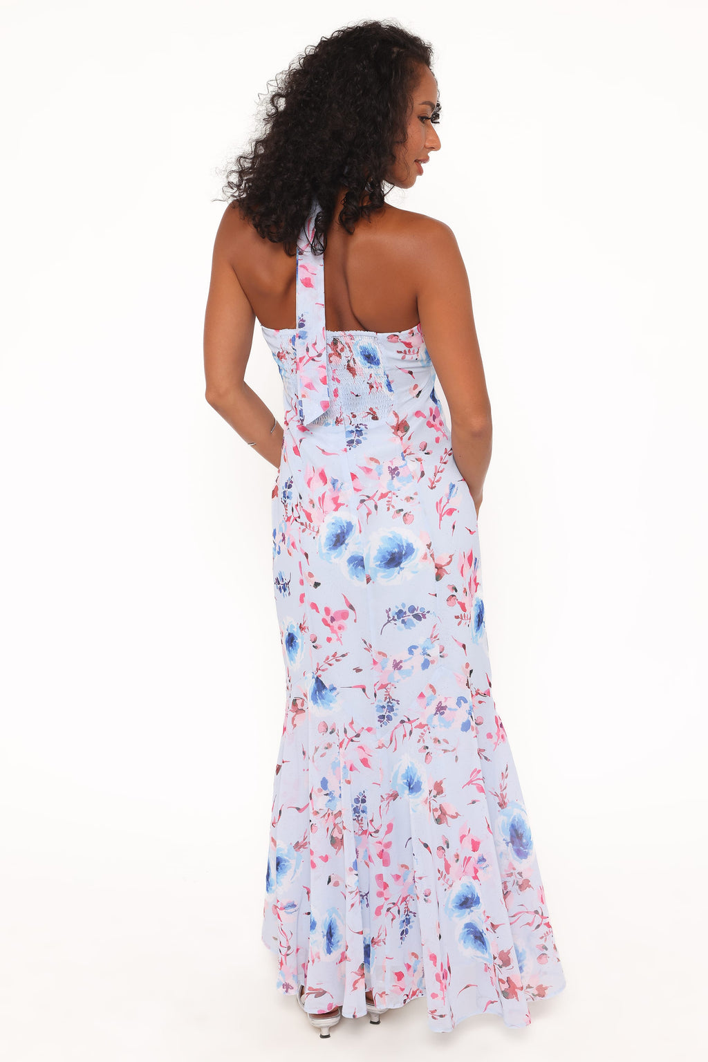 Lavie Maxi Dress - Blue Floral