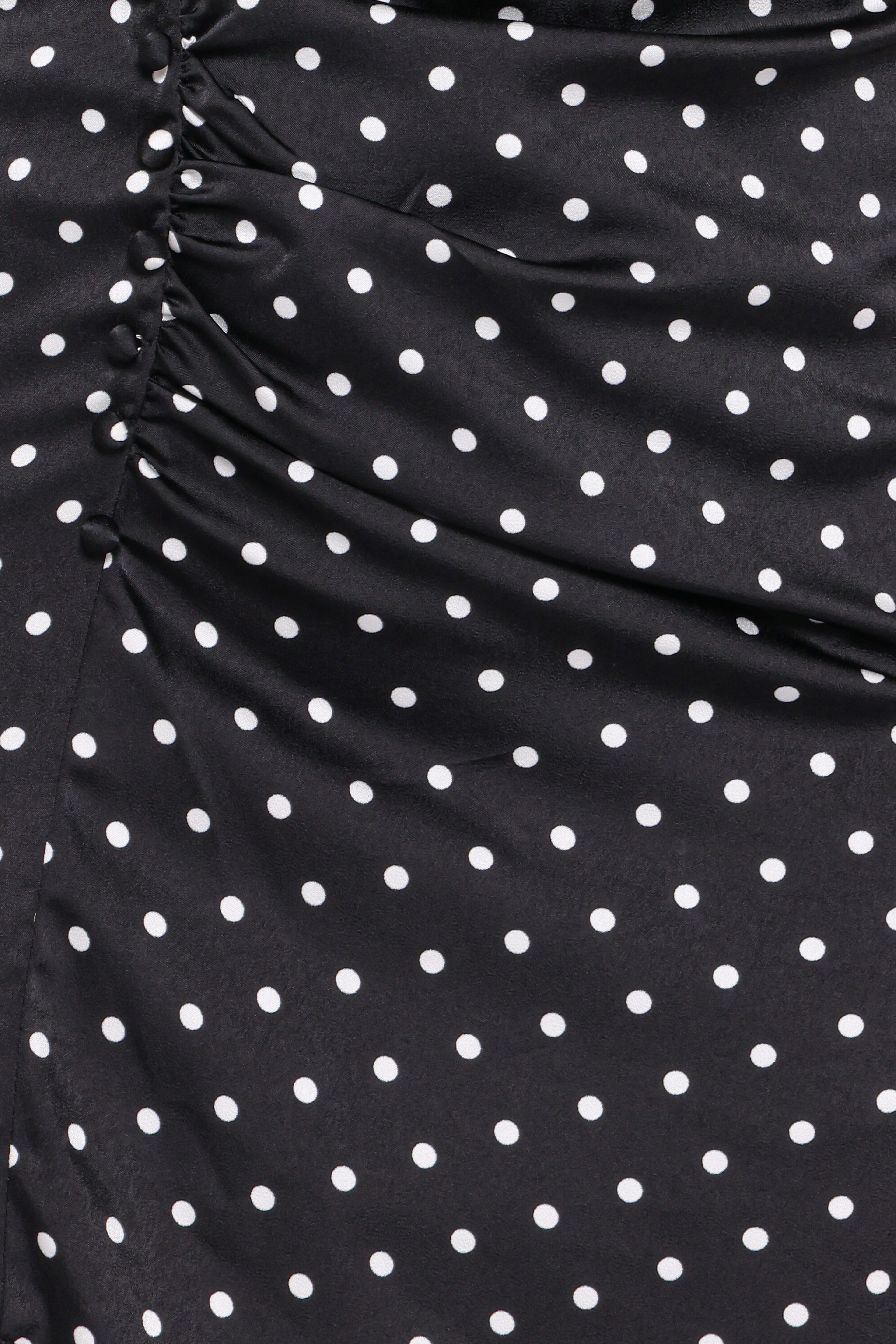 Lisbeth Midi Dress - Black Polka Dot