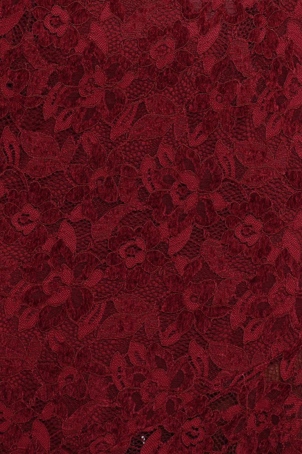 Lorde Midi Dress - Burgundy Lace