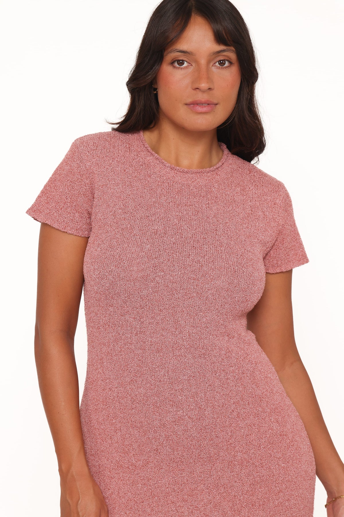Lowell Knit Maxi Dress - Brick Red