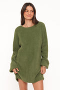 Mitchell Knit Mini Dress - Olive