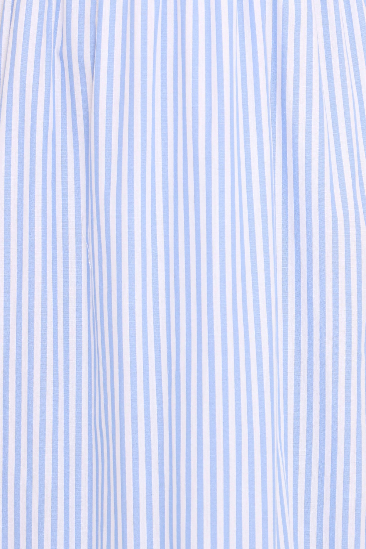 Steele Puff Sleeve Midi Dress - Blue Stripe