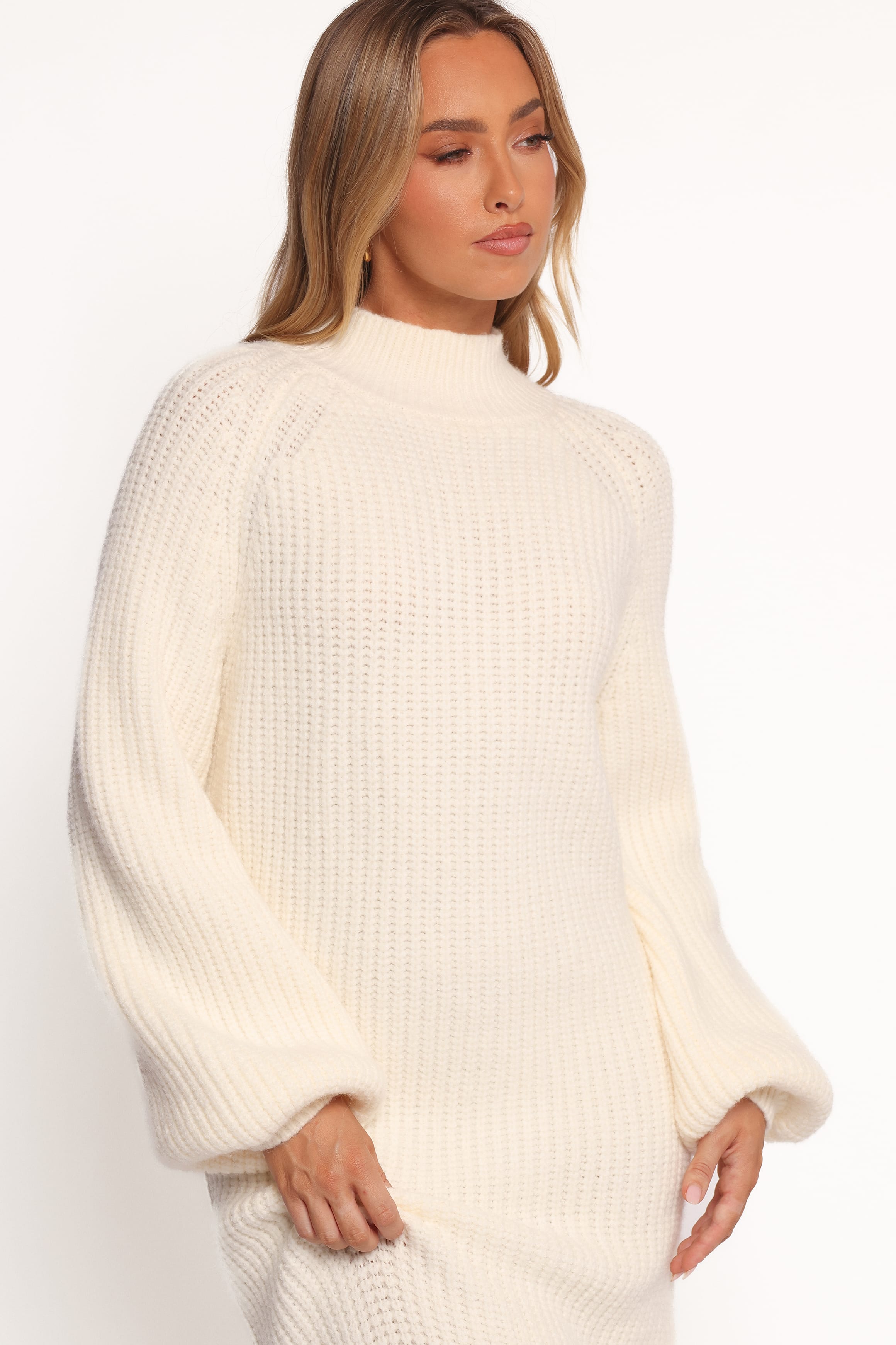 Tobin Knit Maxi Dress - Cream