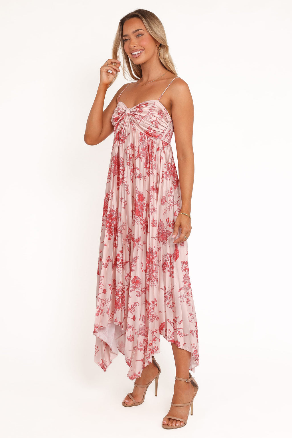 Vikki Dress - Red Floral