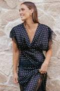 Ailbhe Top - Black Polka Dot