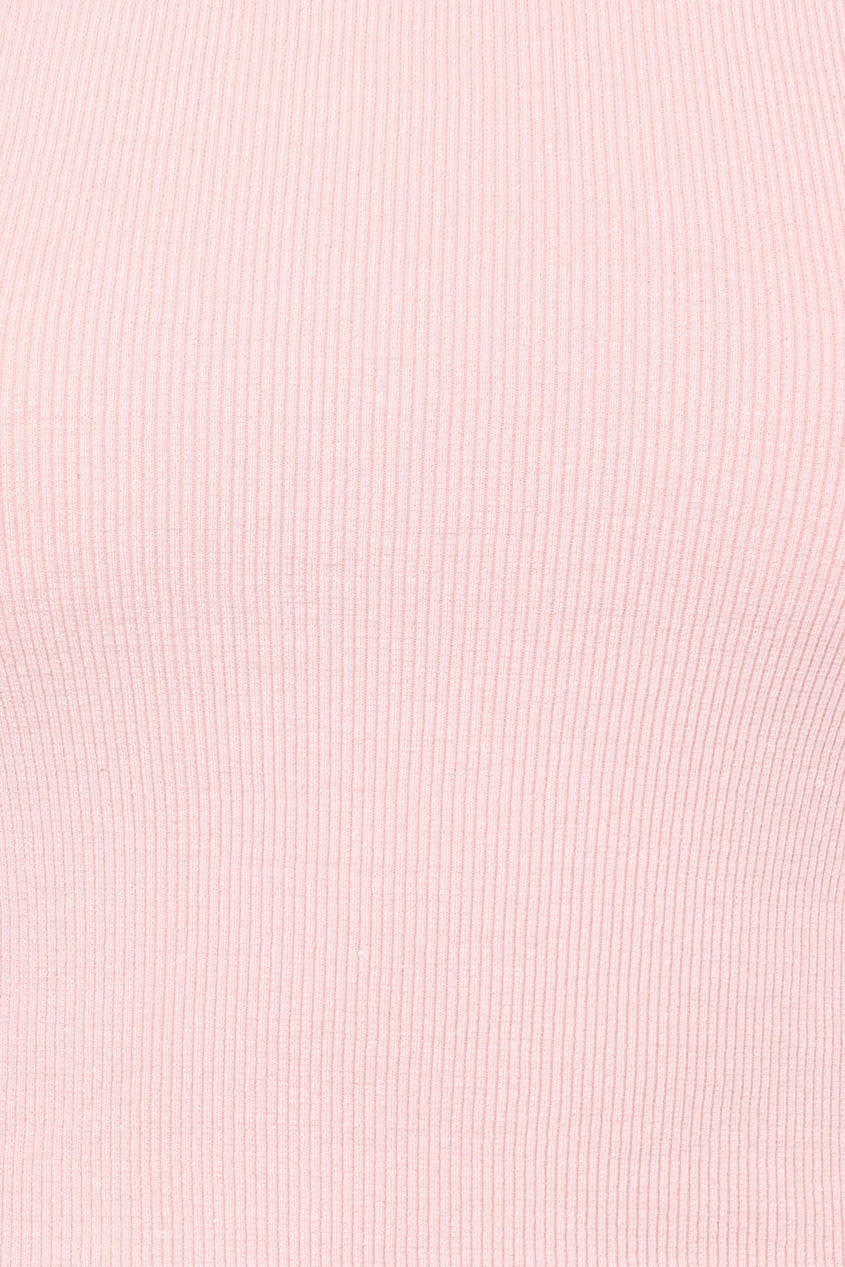 Ari Ribbed Tank Top - Petal Pink