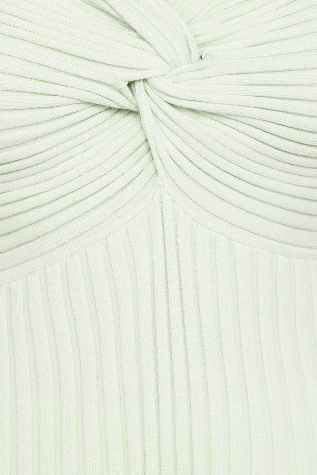 Demi Twist Detail Knit Top - Sage
