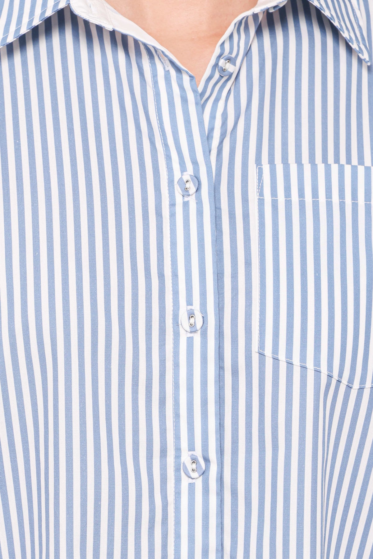 Jackson Button Up Shirt - Blue Stripe