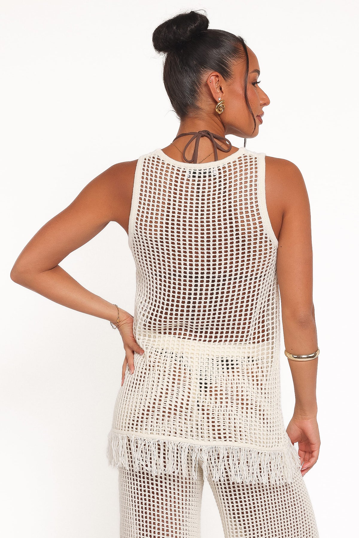 Lorna Knitted Top - Off White