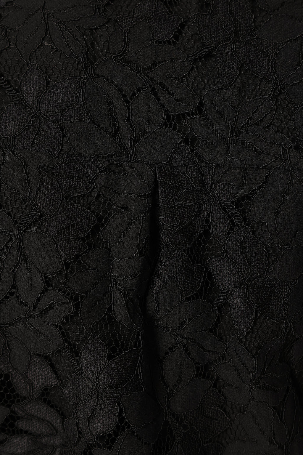 Tadeo Lace Shirt - Black