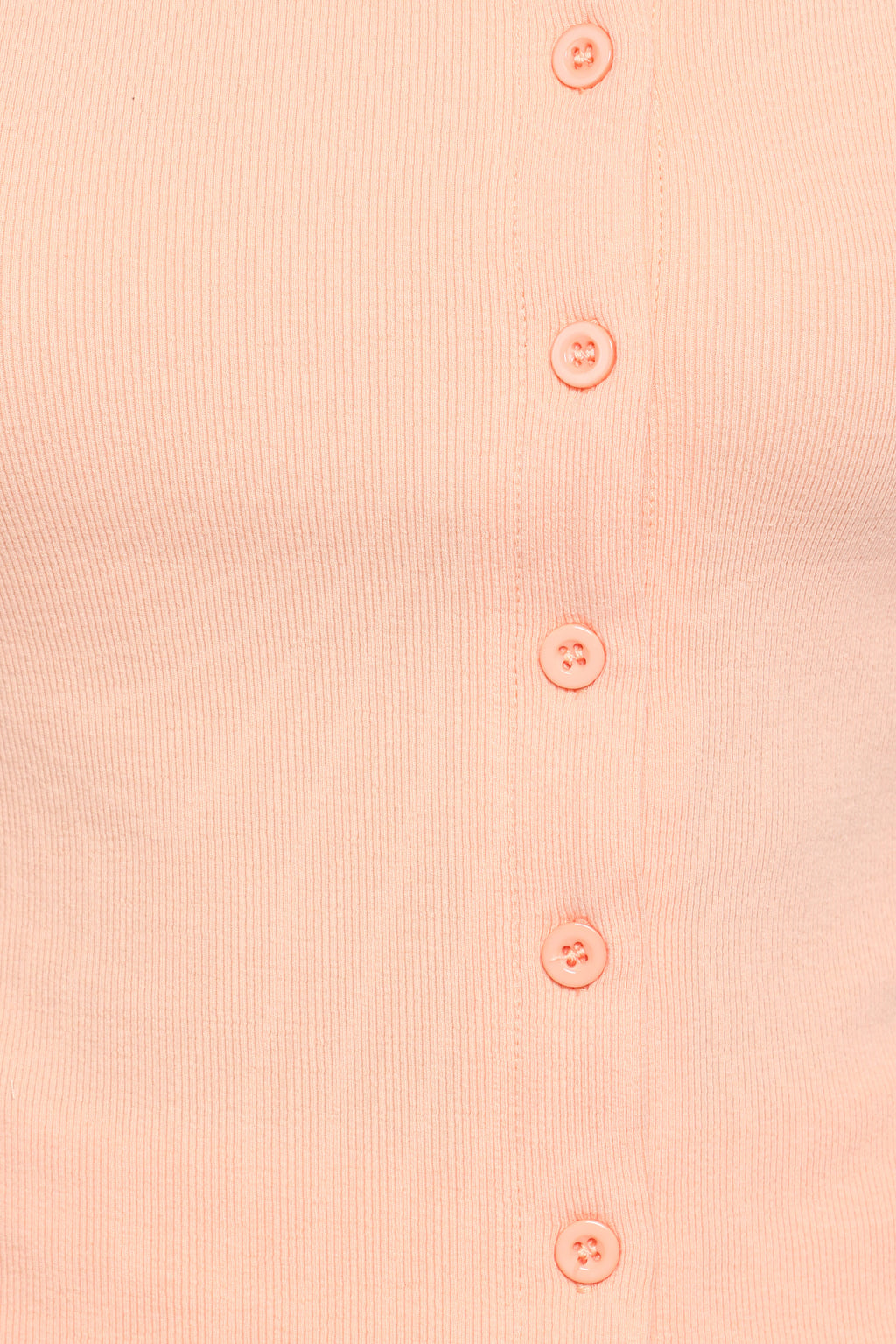Tatum Asymmetrical Knit Top - Coral