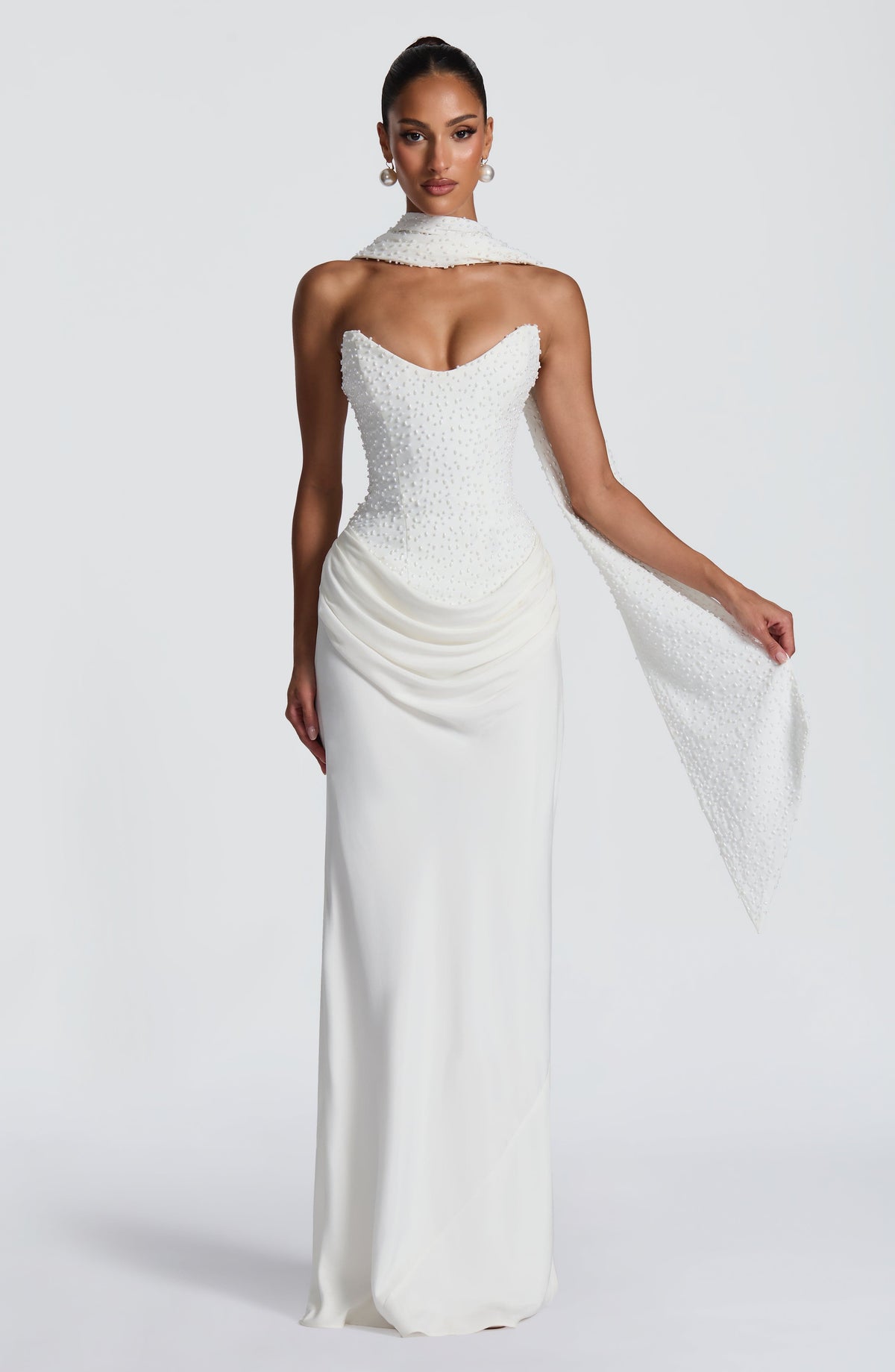 Tindra Maxi Dress - Ivory