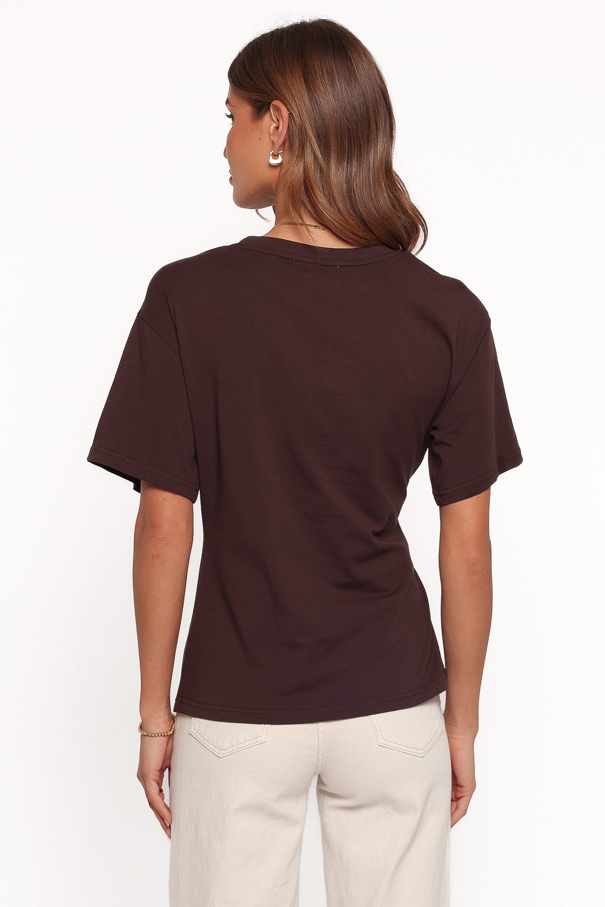 Devina Knot Tee - Brown