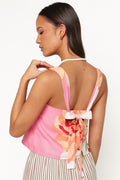 Oksana Top - Pink Floral