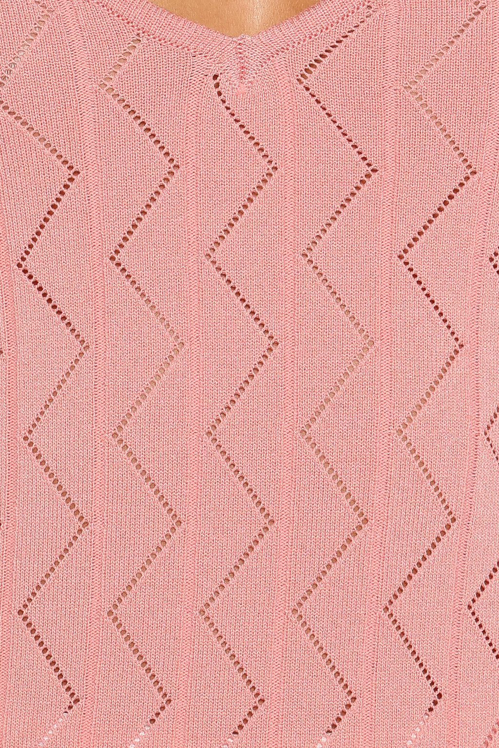 Vesta Pointelle Knit Tank - Pink