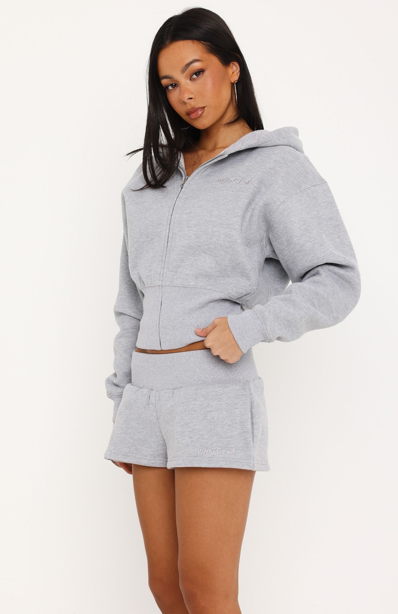 Come A Long Way Lounge Short Grey Marle