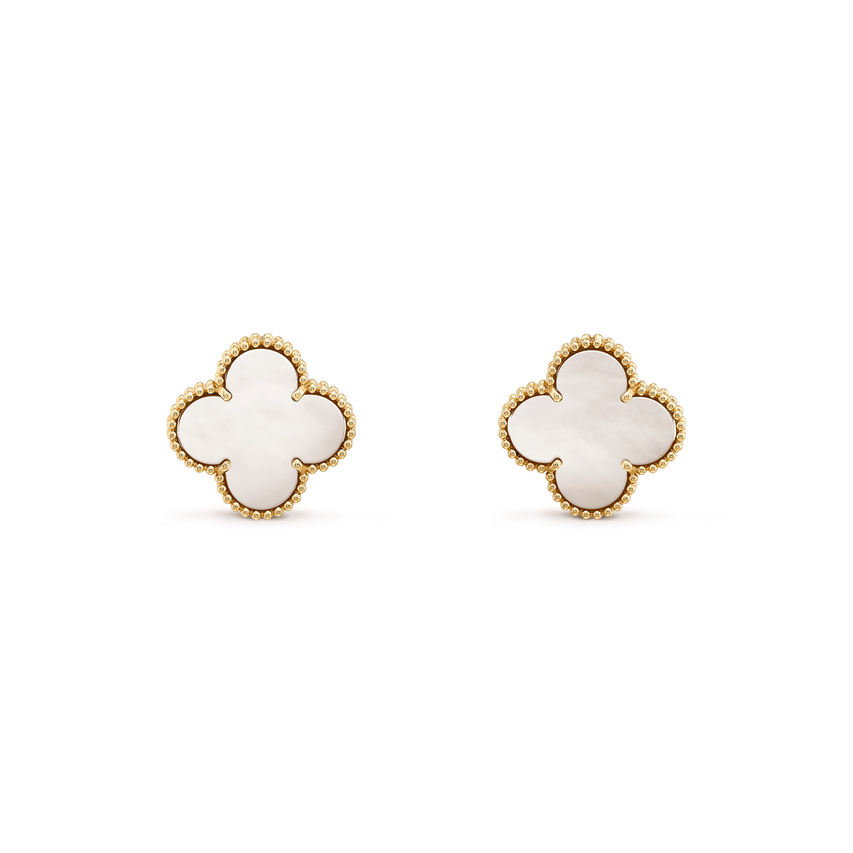 CLOVER MINI GOLD EARRINGS