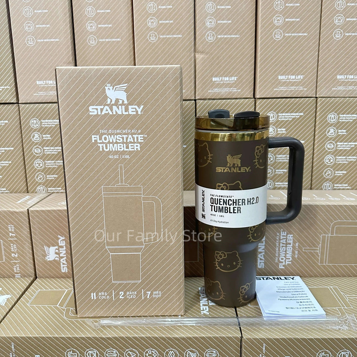 Stanley Quencher H2.0 Tumbler - Cat Coffee