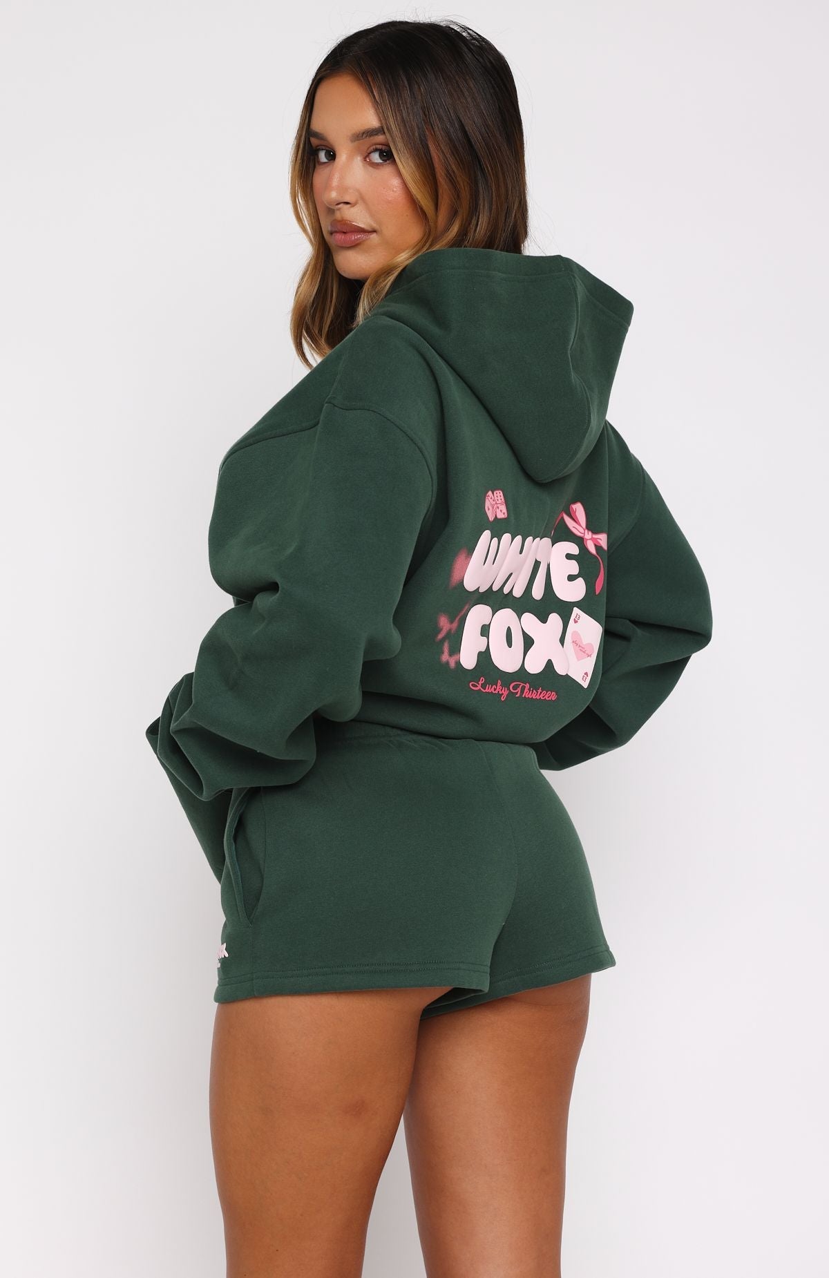 Lucky Thirteen Stephanie Lounge Shorts Green