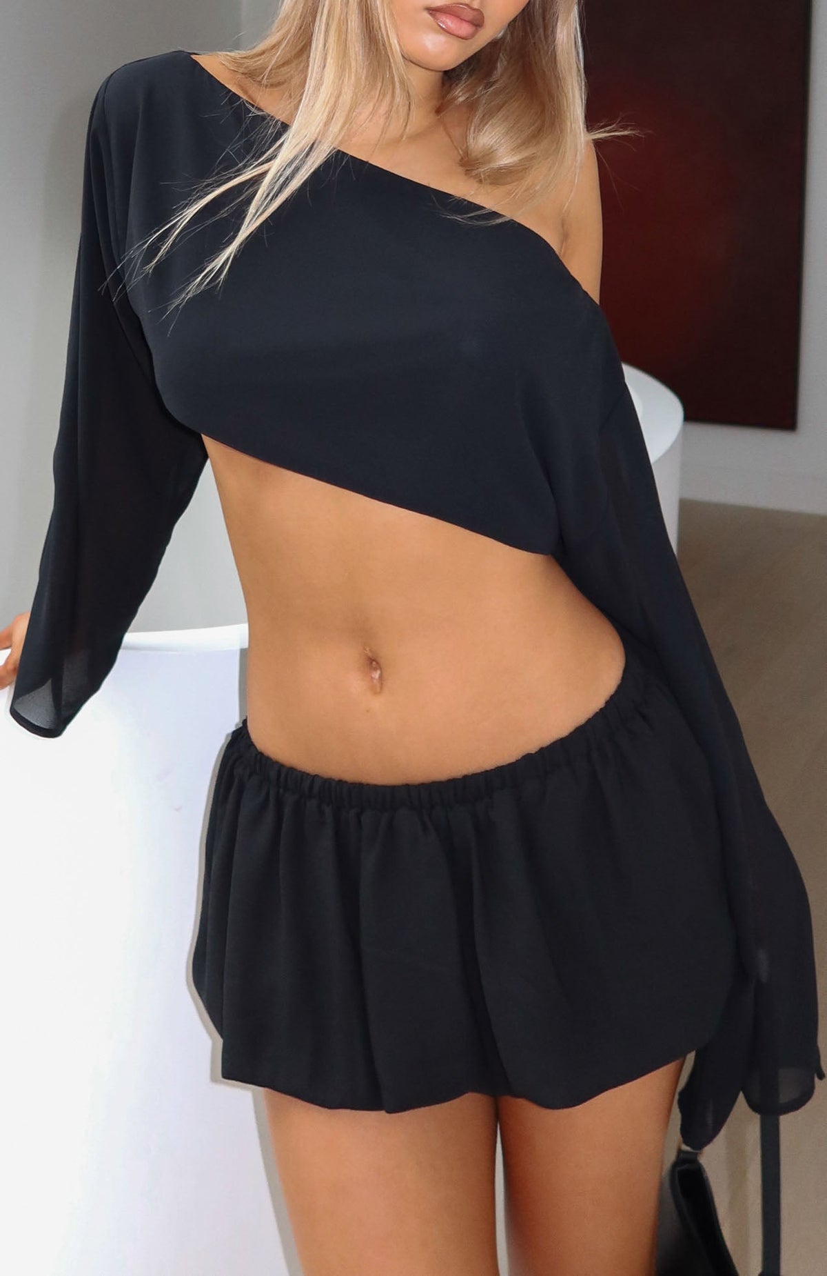 Sunkissed Memories Mini Skort Black